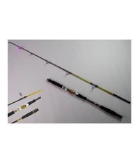 Canna Da Pesca Mare Barca Lunghezza 2.4 Mt 10/30g Telescopica Portatile Leggera         
