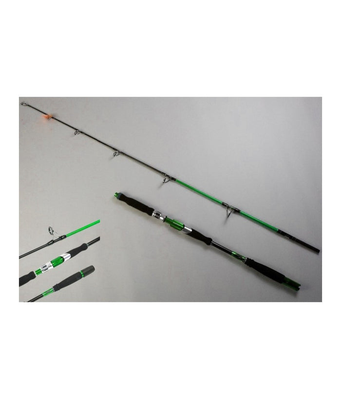 Canna Da Pesca Mare Lago Lunghezza 1.8 Mt 10/30g Telescopica Portatile Leggera         