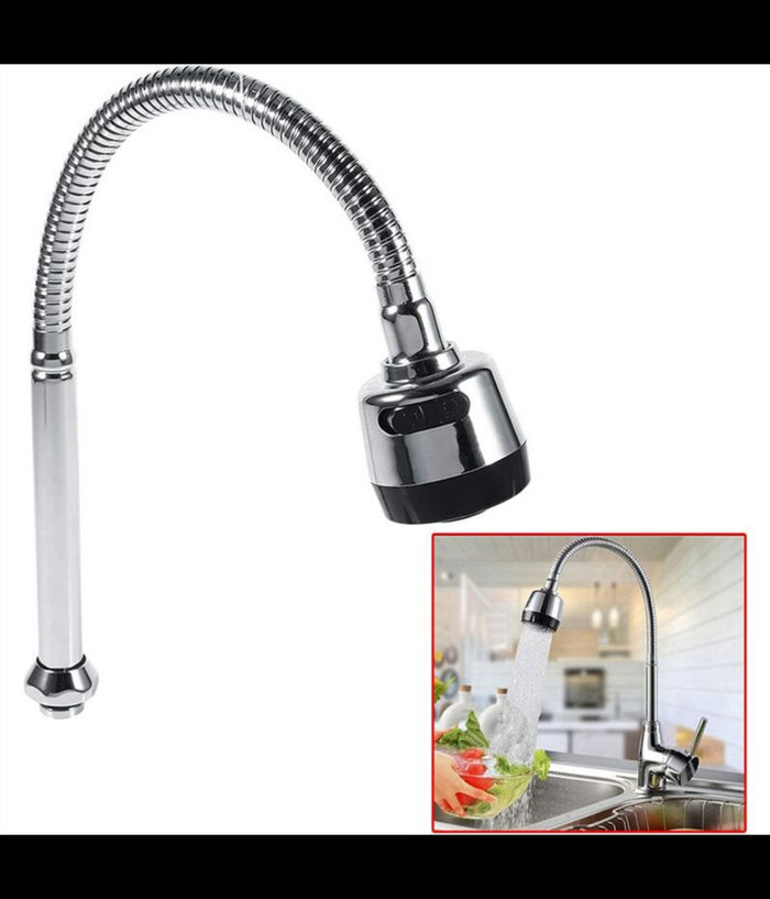 Canna Di Ricambio Flessibile Per Rubinetto Con Doppia Funzione Doccetta Lavello         