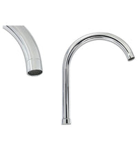 Canna Di Ricambio Miscelatore Rubinetto Cucina Lavello Canna Alta Cromato 30cm         