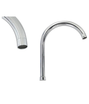 Canna Di Ricambio Miscelatore Rubinetto Cucina Lavello Canna Alta Cromato 30cm         