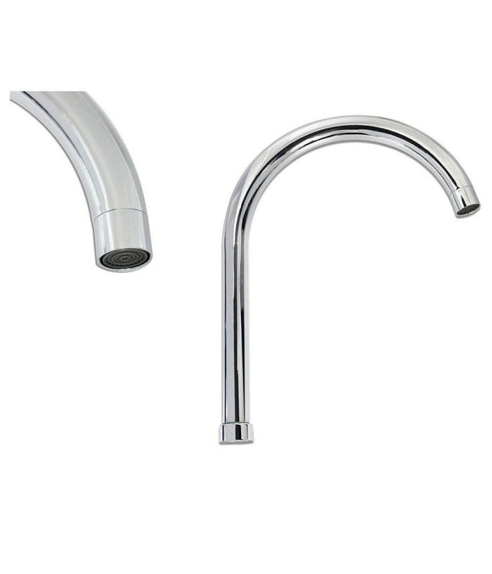 Canna Di Ricambio Miscelatore Rubinetto Cucina Lavello Canna Alta Cromato 30cm         