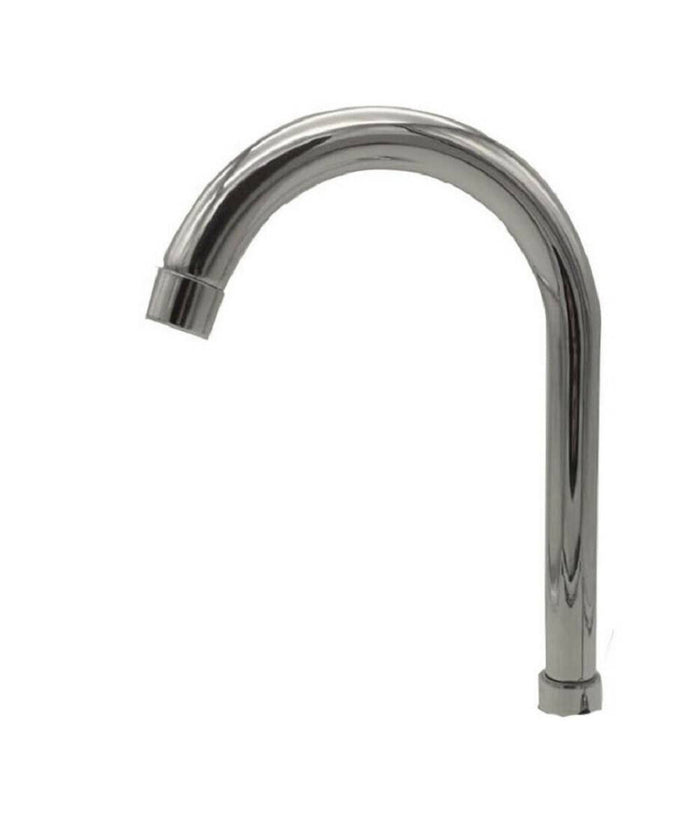 Canna Di Ricambio Miscelatore Rubinetto Cucina Lavello Canna Alta Cromato 30cm         