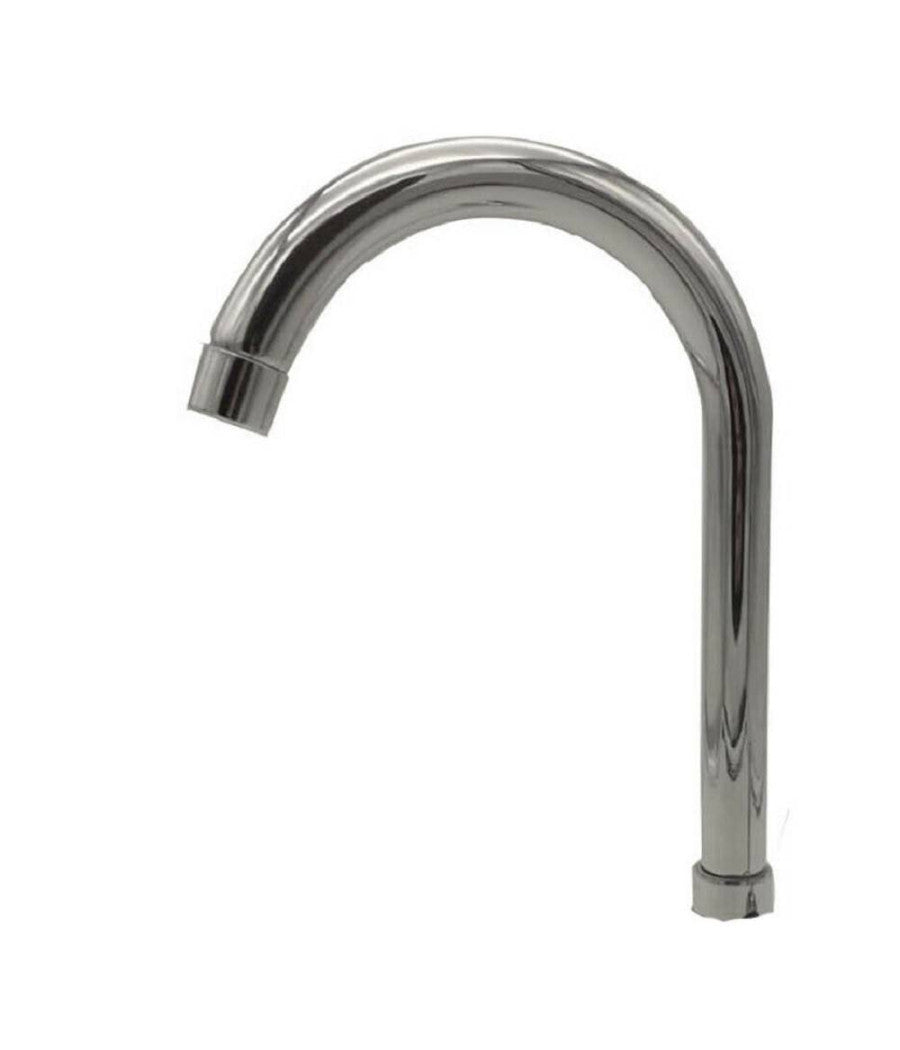 Canna Di Ricambio Miscelatore Rubinetto Cucina Lavello Canna Alta Cromato 30cm         