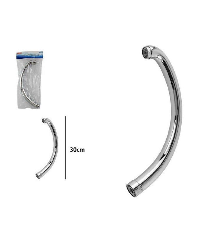 Canna Di Ricambio Rubinetto Miscelatore Cucina Lavello Cromo Lucido 30 Cm 52983         