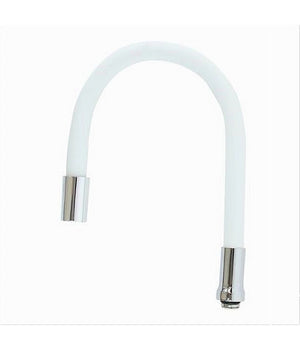 Canna Ricambio Tubo Flessibile Per Rubinetto Lavello Da Cucina Bianco 50cm 87505         