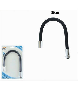 Canna Ricambio Tubo Flessibile Per Rubinetto Lavello Da Cucina Nero 50 Cm 87506         