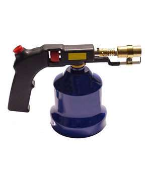 Cannello Bruciatore Fiamma Ossidrica A Cartucce Di Gas Butano Accenzione Piezo         