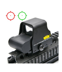 Cannocchiale Mirino Olografico Per Carabina Con Slitta Softair Rosso E Verde         