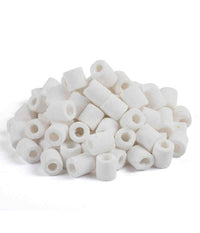 Cannolicchi 500g In Vetro Sintetizzato Con Calza Per Acquario Pulizia         