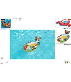 Canottino Canotto Aragosta 117x116cm / Orso 109x69cm Bambini Piscina Mare 34170         