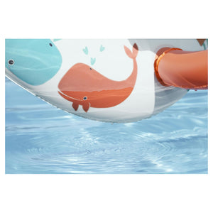 Trade Shop - Canottino Gommone Comfort Plush Per Bambini Tetto Parasole Design Creature Marine 34203 -