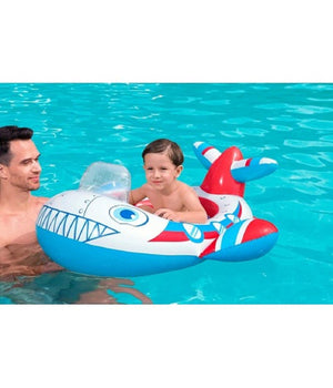 Canottino Gonfiabile Jeep 92x61 Cm / Aereo 109x97 Cm Gommone Per Bambini 34169         