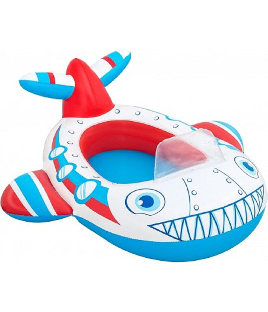 Canottino Gonfiabile Jeep 92x61 Cm / Aereo 109x97 Cm Gommone Per Bambini 34169         