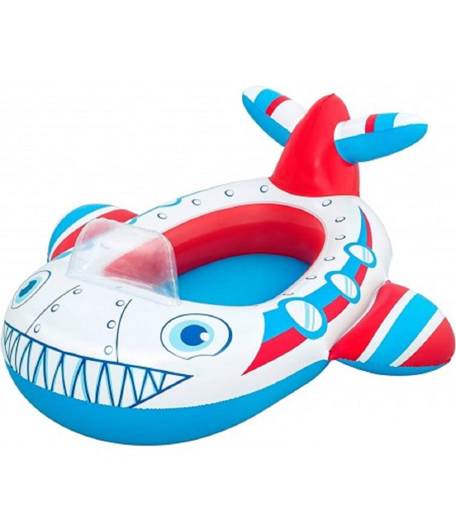 Canottino Gonfiabile Jeep 92x61 Cm / Aereo 109x97 Cm Gommone Per Bambini 34169         