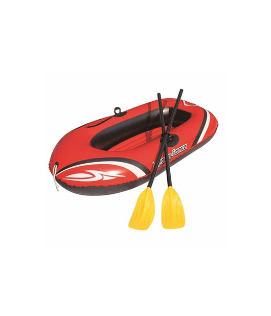 Canotto Battello Gonfiabile Hydroforce Colore Rosso 153 X 97 Cm Con 2 Remi         