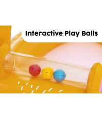 Canotto Canottino Volpe Gonfiabile Bambini Con Parasole Mare Piscina 85x58cm 34168         