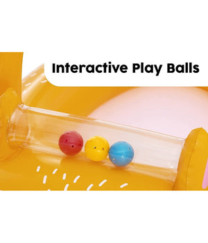 Canotto Canottino Volpe Gonfiabile Bambini Con Parasole Mare Piscina 85x58cm 34168         