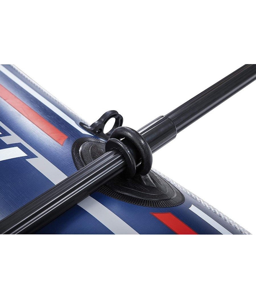 Canotto Gommone Gonfiabile Treck X2 255x127x36 Cm Con Remi Pompa A Pedale 61068         