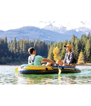 Canotto Gonfiabile Challenger 2 Set 236x114x41 Cm Mare Gommone Remi Pompa 68367         