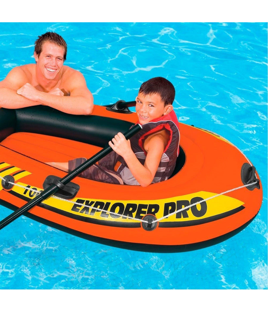 Canotto Gonfiabile Gommone 160x94x29cm 1 Posto Mare Fiume Piscina Explorer         