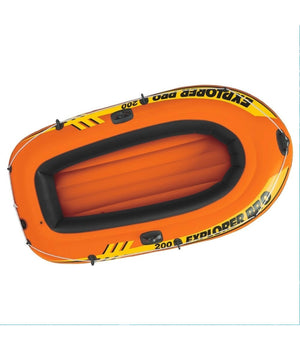 Canotto Gonfiabile Gommone Con Remi E Gonfiatore 196x102x33cm Mare Fiume         