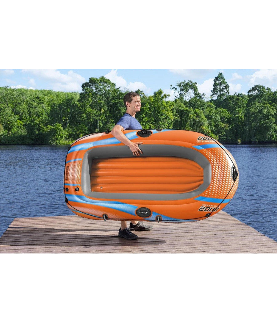 Trade Shop - Canotto Gonfiabile Kondor Elite 2000 196x106cm Gommone 2 Persone Max 120kg 61139 -
