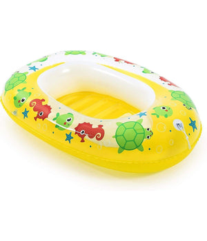 Canotto Gonfiabile Per Bambini 3-6 Anni 102x69cm Mare Balena 2 Colori Ass. 34037         