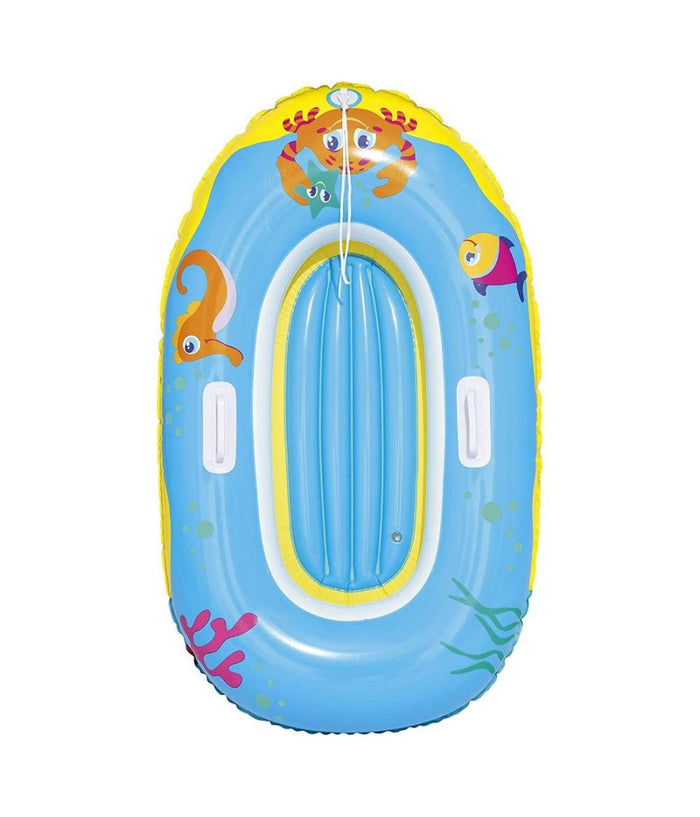 Canotto Gonfiabile Per Bambini Granchio Felice Pesci 119 X 79 Cm 2 Colori 34009         