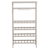 Cantinetta Grancru In Legno Truciolato+metallo 65x30x120cm Tortora