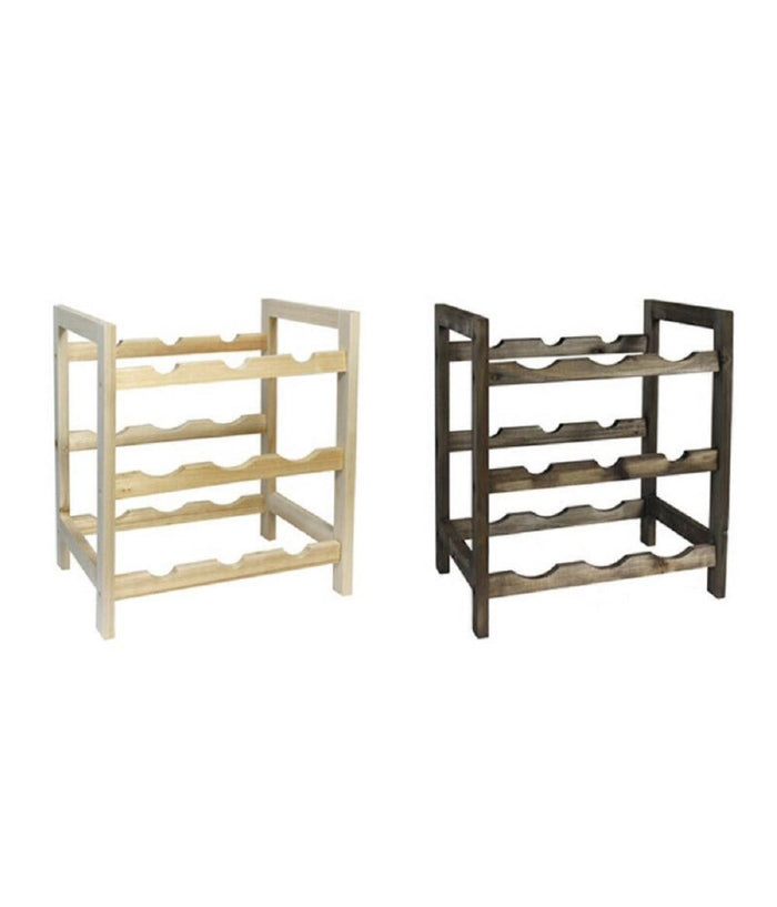 Cantinetta Portabottiglie Legno 9 Posti Cantina Bottiglie Di Vino Da Terra         