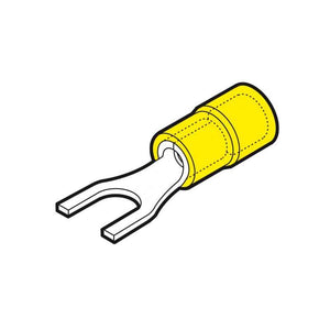 Capicorda Giallo a Forcelle Vite 4mm (100Pz)