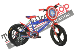 Bici Bambino Capitan America Dino Bikes 16"