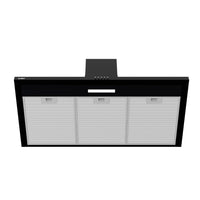 Cappa a piramide 90 cm Eolo90 Samet colore nero