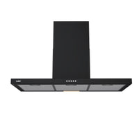 Cappa da parete acciaio nero Embla90 Samet