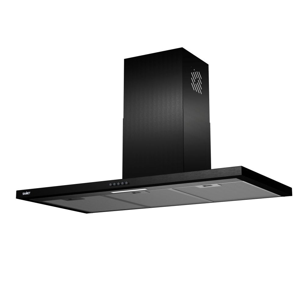 Cappa da parete acciaio nero Embla90 Samet