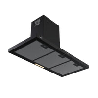 Cappa da parete acciaio nero Embla90 Samet