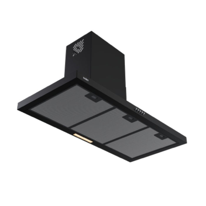 Cappa da parete acciaio nero Embla90 Samet