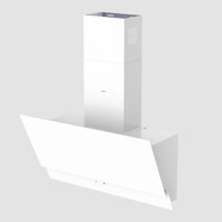 Cappa in vetro temperato colore bianco ESTIA90 Samet