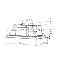 Cappa incasso Samet Gruppo Basic 52 inox classe C