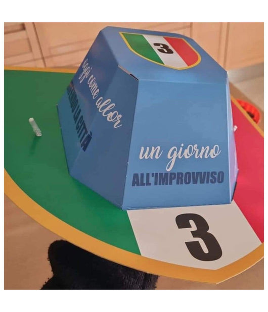 Cappello Celebrativo Festa Terzo Scudetto Napoli Kvaratskhelia Campioni D'italia         