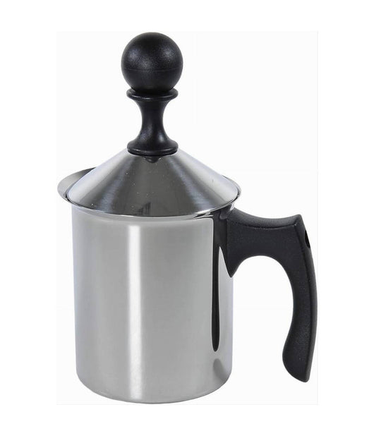 Cappucciniera Con Doppio Filtro 3 Tazze Da 40 Cl In Acciaio Utensile Colazione         