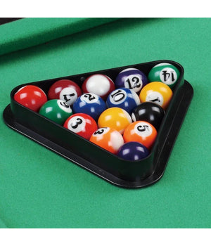 Carambola Biliardo Da Tavolo In Legno Con Piedi 15 Palle E 2 Stecche 65x37x15cm         