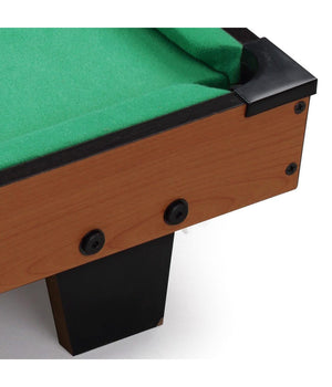 Carambola Biliardo Da Tavolo In Legno Con Piedi 15 Palle E 2 Stecche 65x37x15cm         