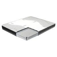 Materasso Molle Insacchettate Una piazza e mezza 120x200, alto 22 cm - Rivestimento Carbon. | Jolie