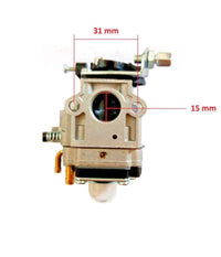 Carburatore Per Decespugliatore 2 Tempi 43cc In Lega Alluminio Foro 15mm         