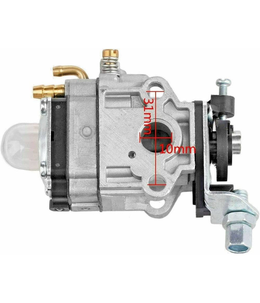 Carburatore Ricambio Per Decespugliatore 26cc 2 Tempi 1e34f Bc260 / Cg260         