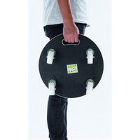 Carellino portatutto Vigor, tondo legno, 250 kg