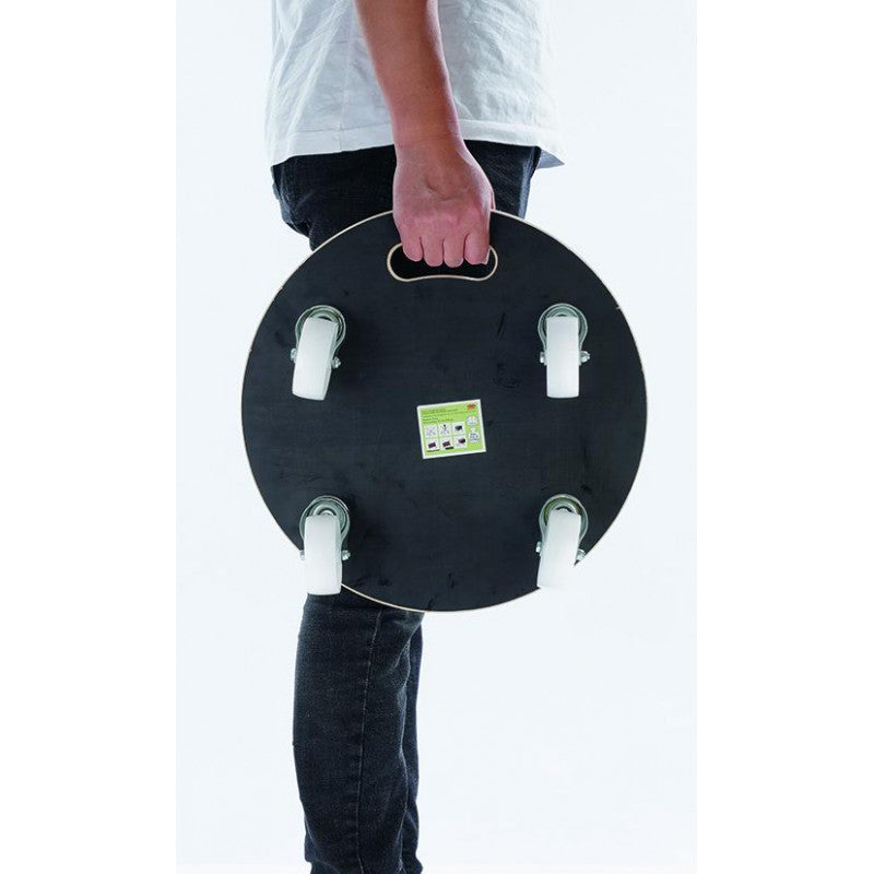 Carellino portatutto Vigor, tondo legno, 250 kg