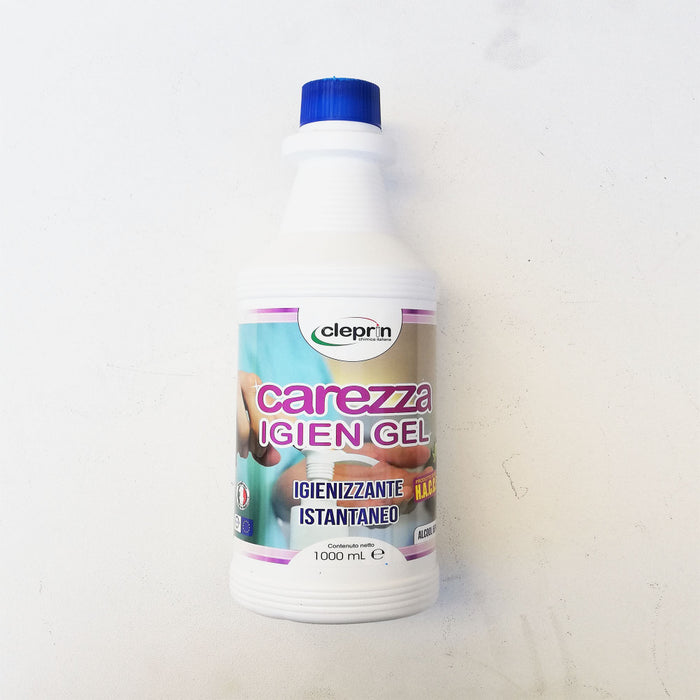 Carezza igien gel 1lt igienizzante istantaneo per le mani a base alcolica